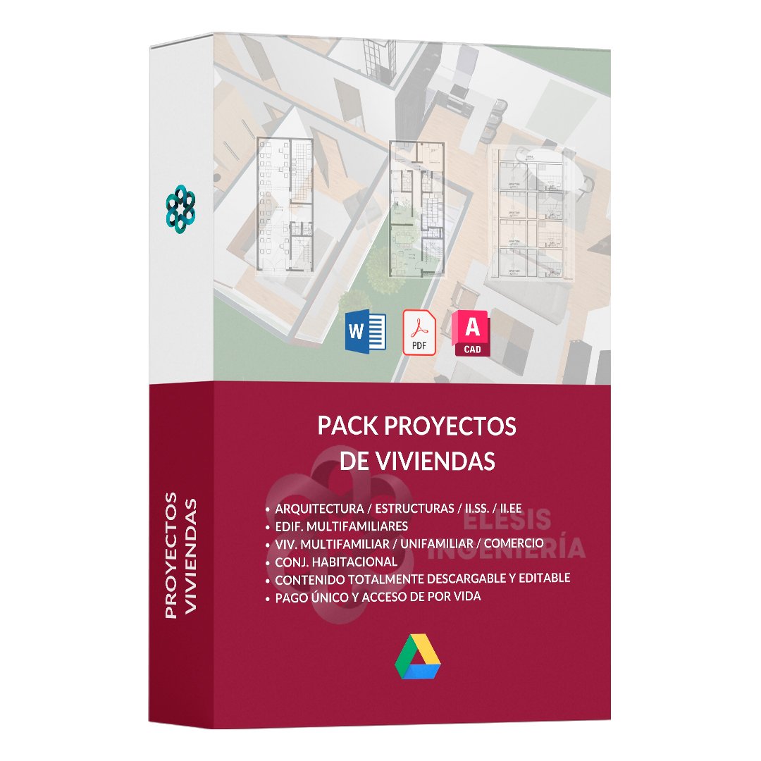 Pack Proyectos de Viviendas